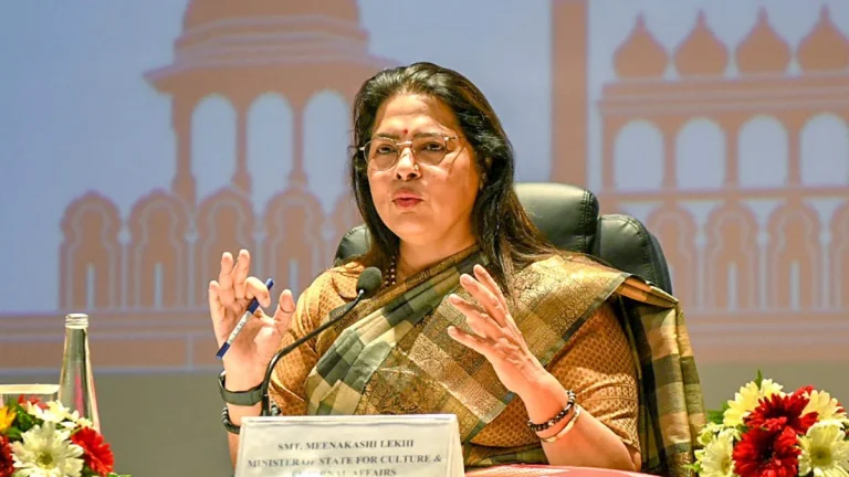 ‘You Can Leave’: BJP’s Meenakshi Lekhi Lashes Out At Audience For Not Chanting ‘Bharat Mata Ki Jai’