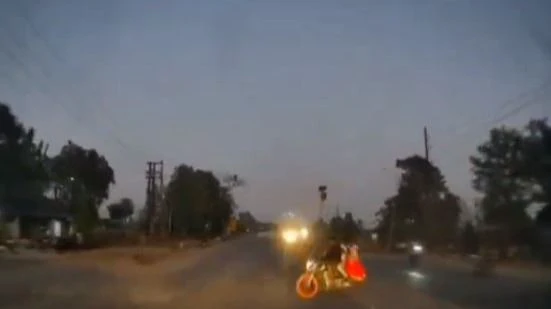 Palghar: Video Of A Speeding Car Smashing Bike And Flinging A Couple Into The Air Goes Viral | WATCH