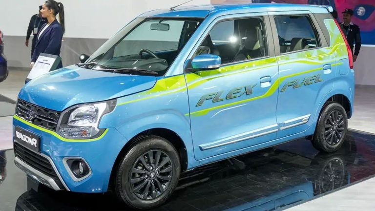 Bharat Mobility Global Expo 2024 – Maruti Suzuki Wagon R Flex-Fuel Showcased