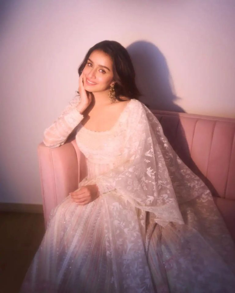 Shraddha Kapoor In This White Anarkali Is What Beautiful Dreams Are Made Of!