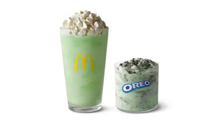 McDonalds Brings Back Shamrock Shake And Oreo Shamrock McFlurry