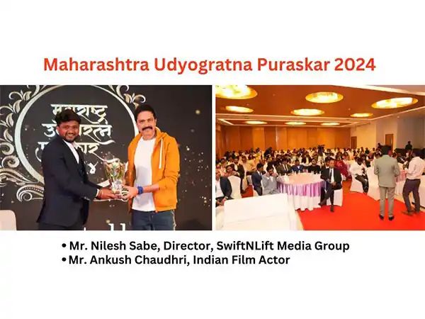 SwiftNLift Media Group Recognizes Business Excellence at Maharashtra Udyogratn Purskar