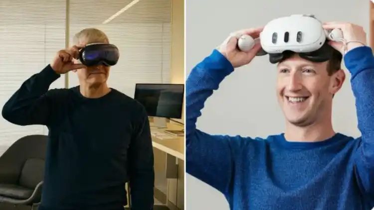 Mark Zuckerberg Reviews Apple Vision Pro; Meta CEO Says ‘Quest 3 Better Than Apple’s New Tech’