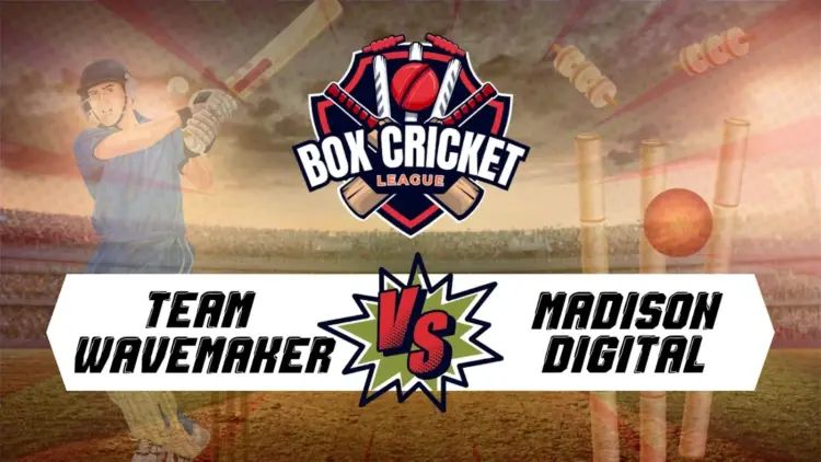 CC T-10 Box Cricket League: Team Wavemaker VS Madison Digital