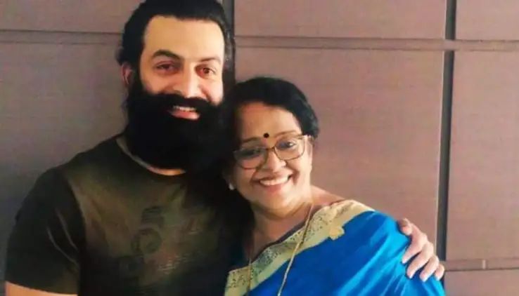 Prithviraj Sukumaran’s mother Mallika completes 50 years in cinema, actor gives emotional speech