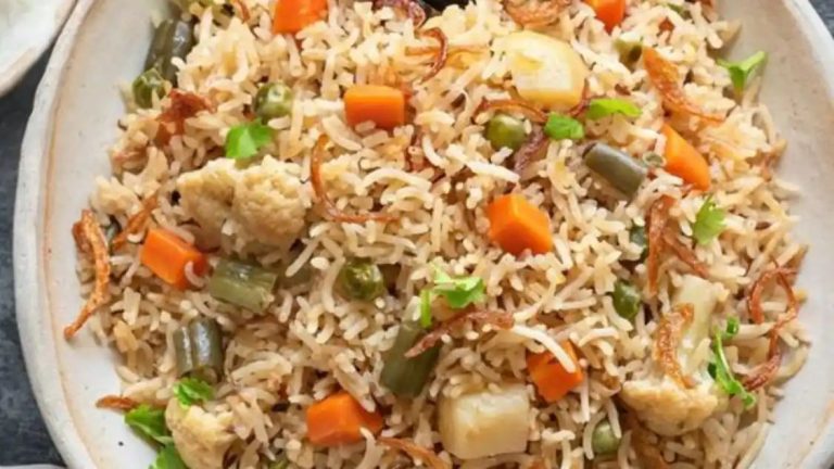 Simple Vegetable Pulao recipe for busy nights