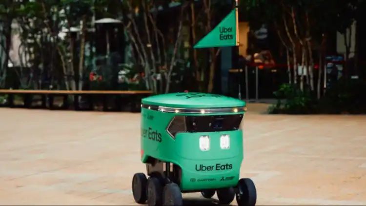 Futuristic food delivery: Robots to start delivering food orders on Uber Eats in Japan