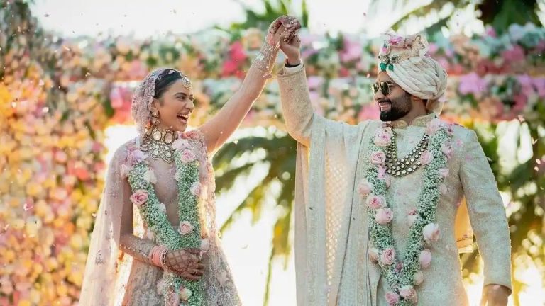 Watch: Rakul Preet’s bridal entry for wedding with Jackky Bhagnani wins hearts