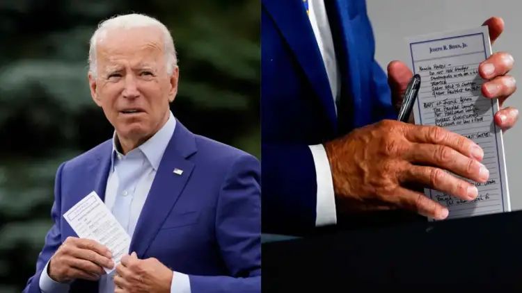 Even presidents need prompts? Biden using ‘cheat sheets’ worries Democratic donors