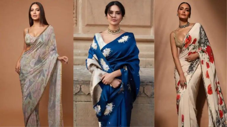 Esha Gupta Raising The Temperature In Gorgeous And Elegant Sarees | SEE PHOTOS