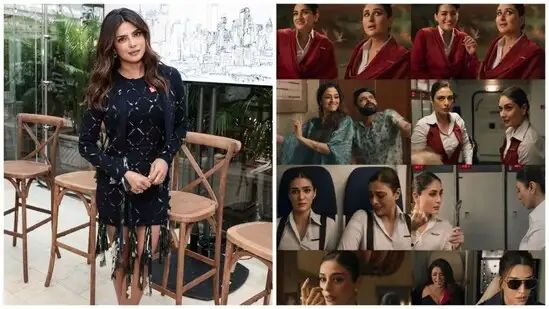 Priyanka Chopra says she is ‘obsessed’ with Tabu, Kriti Sanon, Kareena Kapoor’s Crew teaser