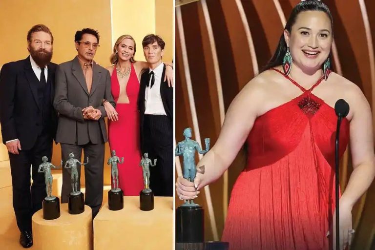 SAG Awards 2024 moments: Oppenheimer wins top prizes, Lily Gladstone bags best actress