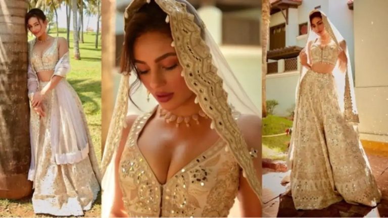 Seerat Kapoor Slays In Stunning Ghagra Choli During Rakul Preet Singh & Jackky Bhagnani’s Anand Karaj; See Pic