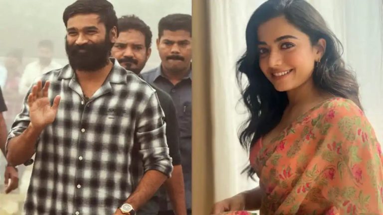 D51 Leaked Video: Dhanush and Rashmika Mandanna recorded while shooting for Sekhar Kammula film