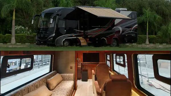 This luxury home on wheels comes with kitchen, washroom, TV and more