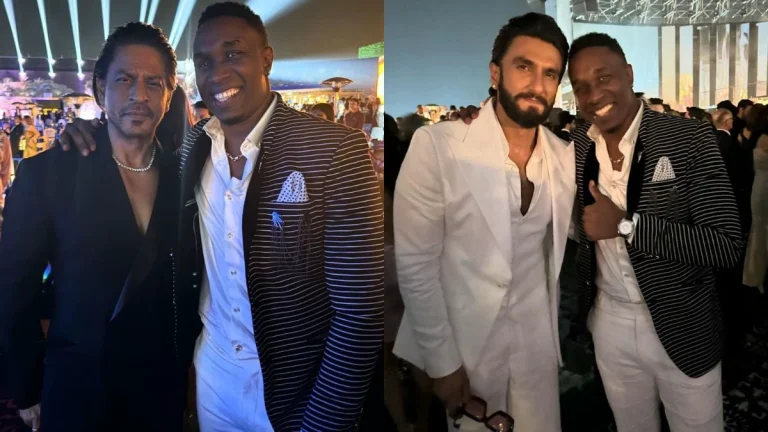 Shah Rukh Khan, Ranveer Singh’s Photos With Dwayne Bravo At Anant-Radhika’s Pre-Wedding Bash Go Viral