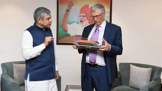 Bill Gates In India: Meets IT Minister To Discuss How AI Can Be Used To Improve Health, Agriculture & Education