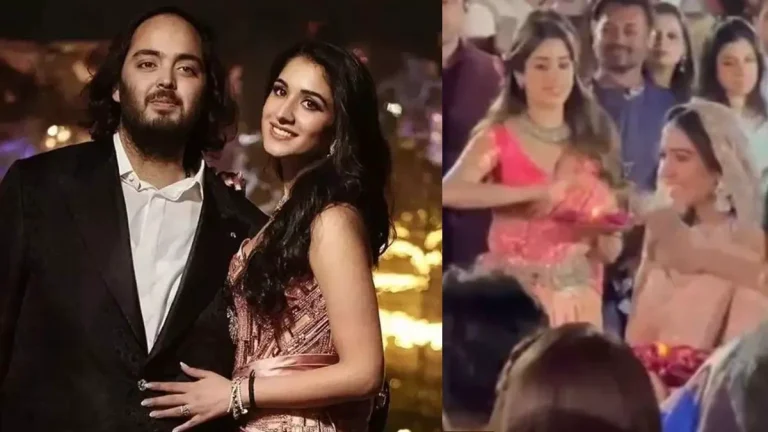 Bride Radhika Makes Grand Entry At Hastakshar Ceremony & Anant Ambani’s Reaction Is Unmissable