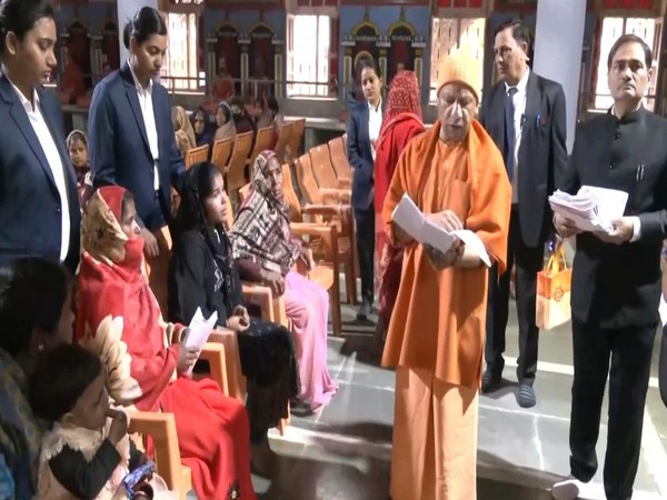 UP CM Yogi Adityanath holds ‘Janta Darshan’ at Gorakhnath temple