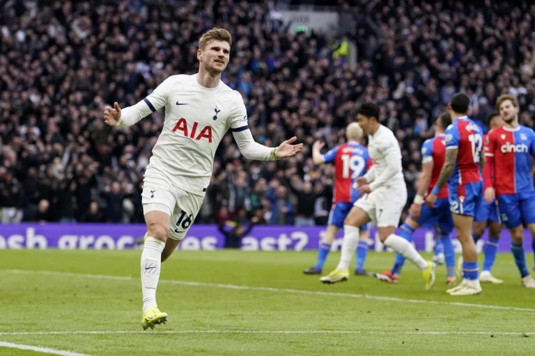 Ange Postecoglou hails Timo Werner display as Spurs beat Crystal Palace