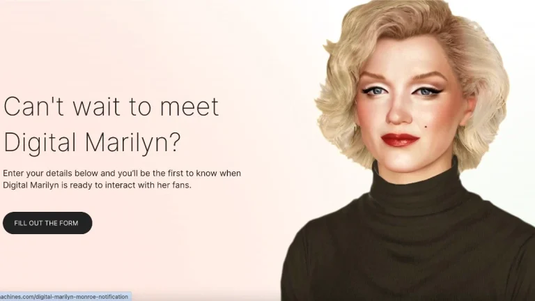 Marilyn Monroe died 62 years ago but you can talk to her now using the AI Marilyn chatbot