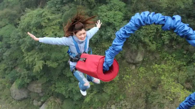 Woman in her 60s dies after falling onto concrete floor while bungee jumping in South Korea