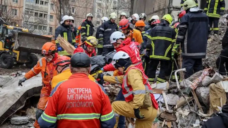 8 dead as Russian drone hits residential building in Ukraine’s Odesa