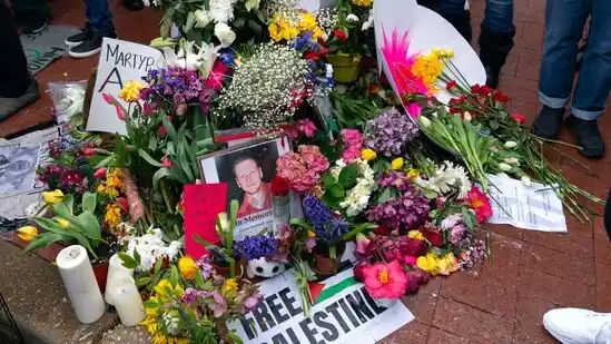 Aaron Bushnell death: Thousands gather around Israeli Embassy in Washington, DC to protest – Watch