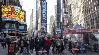 Times Square evacuated after Uber driver found grenade in his car at anti-Israel protest site