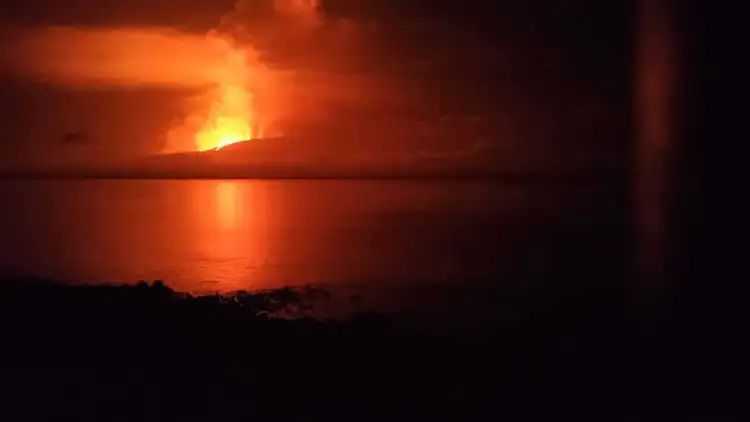 Watch: La Cumbre volcano on Galapagos archipelago blows its top