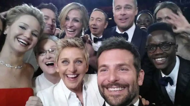 Ellen DeGeneres’ iconic Oscar selfie starring Hollywood A-list stars turns 10. Has the image aged well?