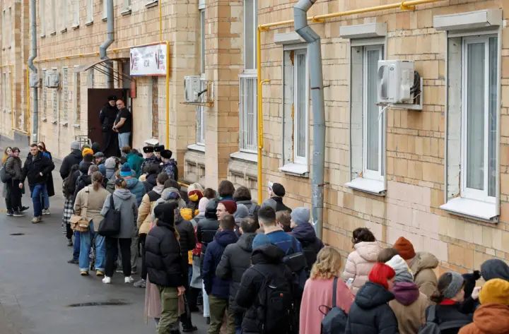 Ukraine-Russia war live: Navalny’s wife joins protests as Russians arrested during Putin’s sham election