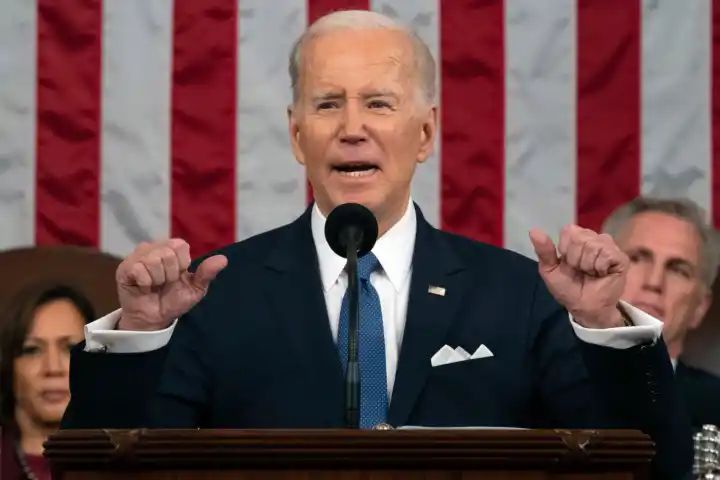 Biden hopes to use his State of the Union address that he’s up to the presidential job