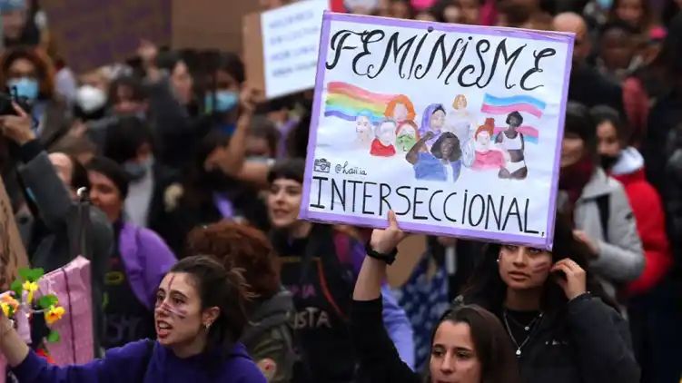 Thousands march to mark International Women’s Day in Spain