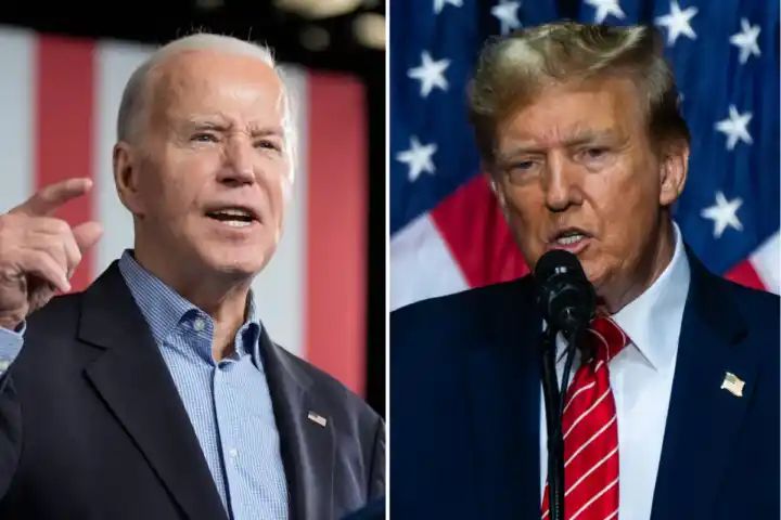 Biden and Trump exchange jabs in Georgia ahead of primary: live