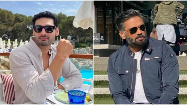 ‘I couldn’t be prouder’: Suniel Shetty pens emotional post for son Ahan Shetty after Sanki announcement