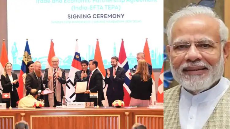 ‘Watershed moment’: PM Modi hails free trade pact between India and EFTA