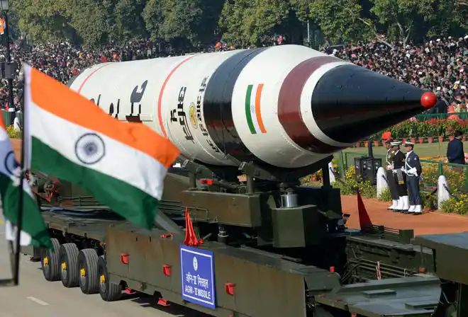 India test-fires Agni-V ballistic missile with multiple warhead technology under Mission Divyastra