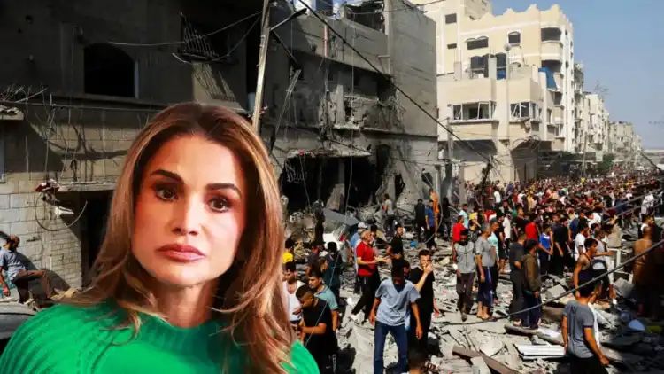 Jordan’s Queen Rania Accuses Israel of Conducting ‘Slow-Motion Mass Murder’ in Gaza