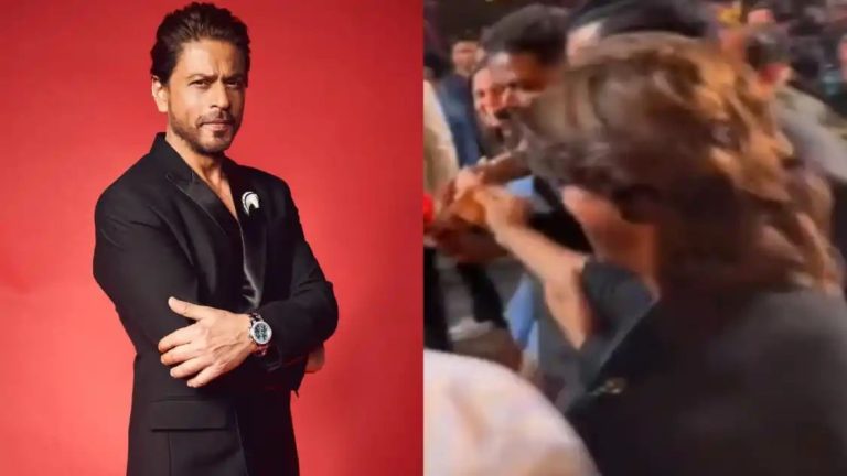 Shah Rukh Khan melts hearts as he holds fan`s hand in adorable gesture – Watch