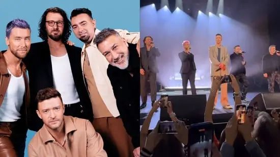 NSYNC fans, it’s time to wake up: The band just got back together after a decade at Justin Timberlake’s LA concert