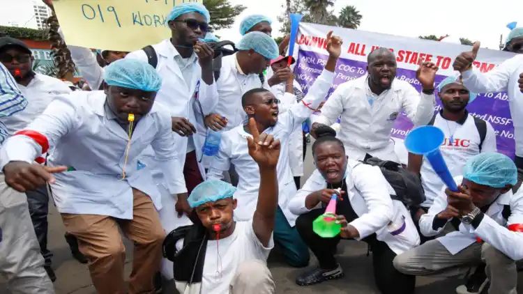 Kenyan doctors strike nationwide. Patients left unattended or turned away at public hospitals