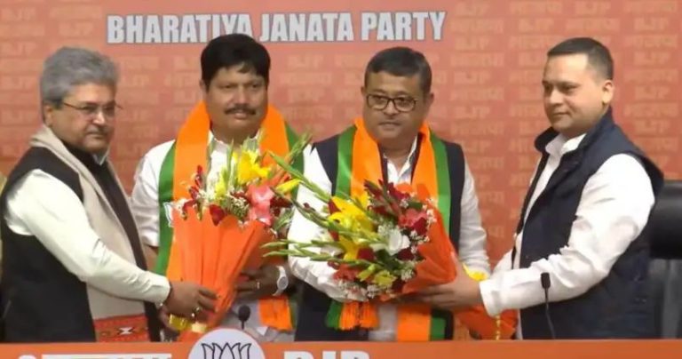 Trinamool Congress leaders Arjun Singh and Dibyendu Adhikari join Bharatiya Janata Party