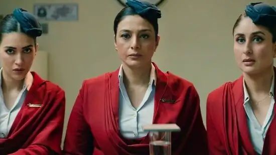 Crew trailer: Tabu, Kareena Kapoor and Kriti Sanon promise a madcap adventure as flight attendants. Watch