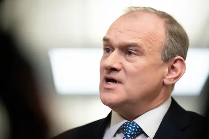 Ed Davey rallies Lib Dems to ‘bring the blue wall tumbling down’ at conference