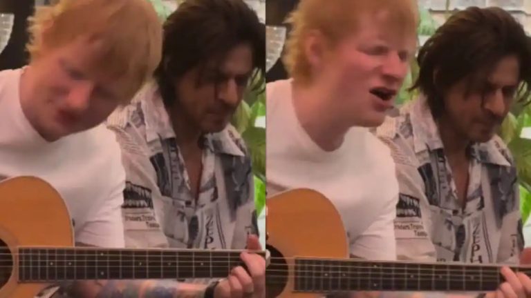 Inside VIDEO: Shah Rukh Khan Enjoys Ed Sheeran’s Melodious Voice As He Sings Perfect At Mannat