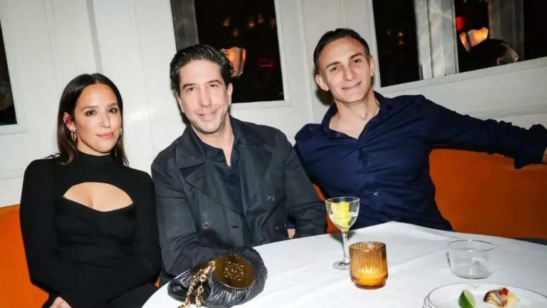 Friends star David Schwimmer makes rare appearance at NYC restaurant party: Pics