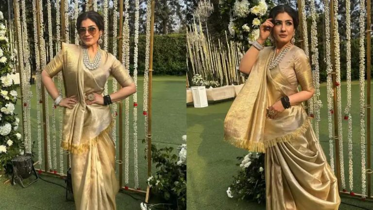 Raveena Tandon goes `full gangsta mode` this wedding season, check out