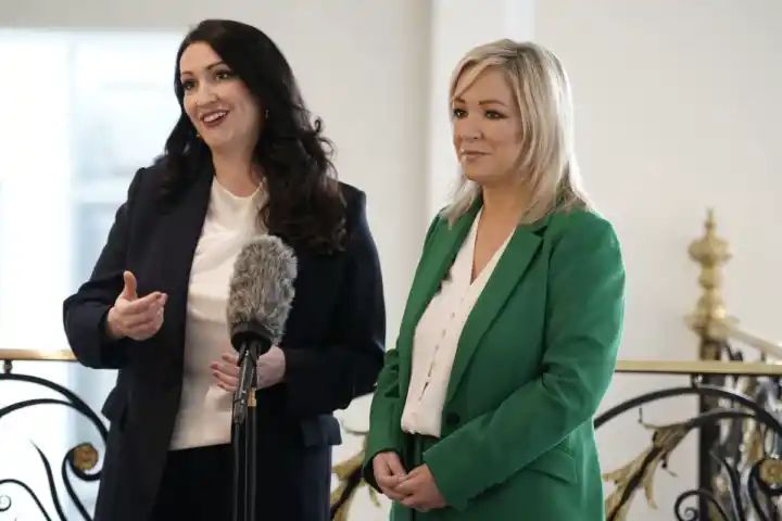 O’Neill and Little-Pengelly thank Joe Biden for support at St Patrick’s event