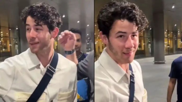 Nick Jonas Arrives In India After Priyanka Chopra; Receives Warm Welcome From Fans | Watch